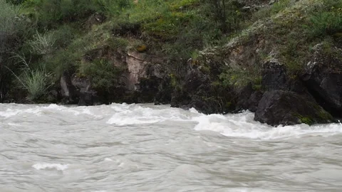 Views of the river Chuya. Altai. 库存影片 95036508