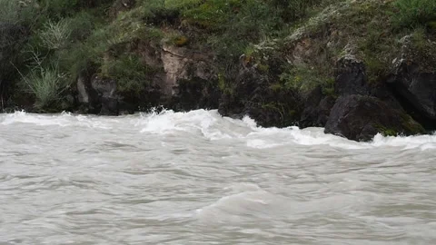 Views of the river Chuya. Altai. Stock Footage 95036541