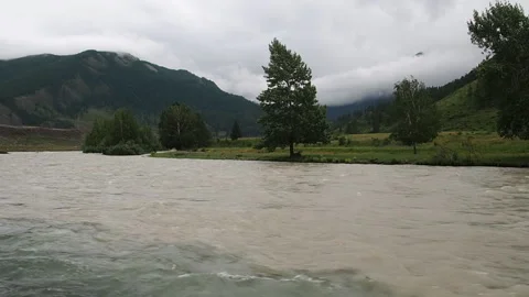 Views of the river Chuya. Altai. Video stock 95036603