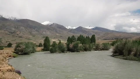 Views of the river Chuya. Altai. Stock Footage 97371314