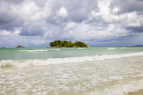 Views from the Seychelles Foto stock