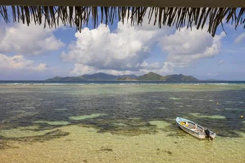 Views from the Seychelles Foto stock