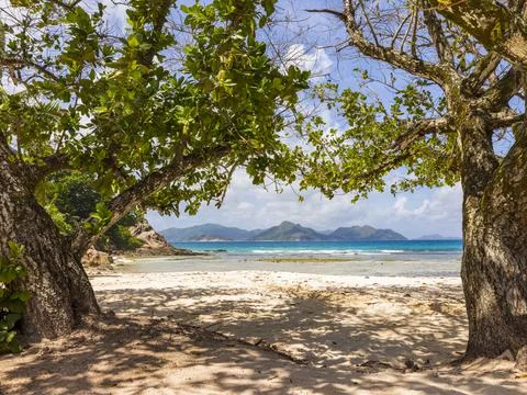 Views from the Seychelles 스톡 사진