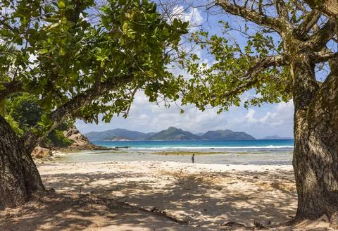 Views from the Seychelles 스톡 사진