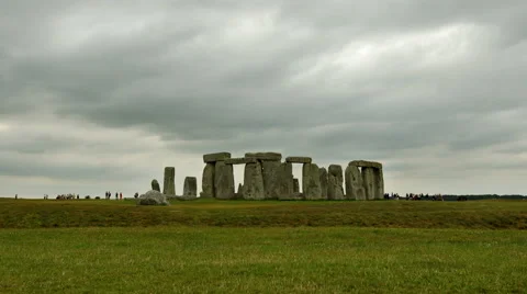 Views of the Stonehenge Stock Footage 56564444