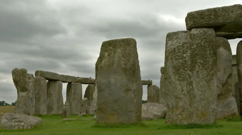 Views of the Stonehenge Stock Footage 58292671