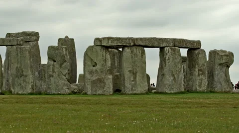 Views of the Stonehenge Stock Footage 58293027