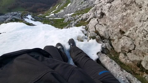 Views from the summit of Amboto Video stock 128816265