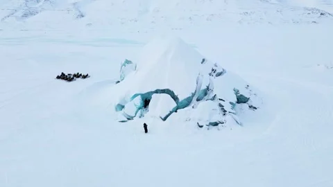 Views of the Svalbard archipelago, Arctic Stock Footage 324679491