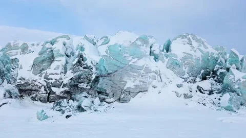 Views of the Svalbard archipelago, Arctic Stock Footage 324679508