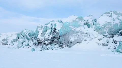 Views of the Svalbard archipelago, Arctic Stock Footage 324679547