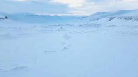 Views of the Svalbard archipelago, Arctic Stock Footage 324679573