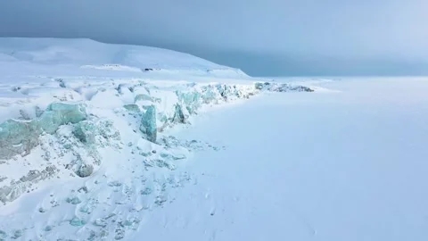 Views of the Svalbard archipelago, Arctic Stock Footage 324679896