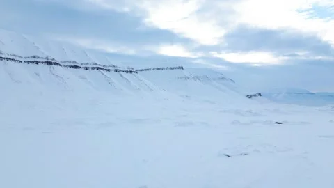 Views of the Svalbard archipelago, Arctic Stock Footage 324680214