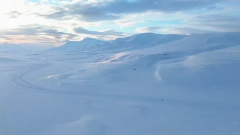 Views of the Svalbard archipelago, Arctic Stock Footage 324680318
