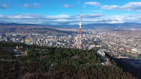 Views of Tbilisi, Georgia Stock Footage 324593728