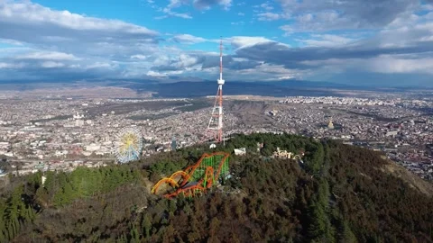 Views of Tbilisi, Georgia Stock Footage 324593732