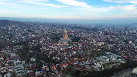 Views of Tbilisi, Georgia Stock Footage 324593744