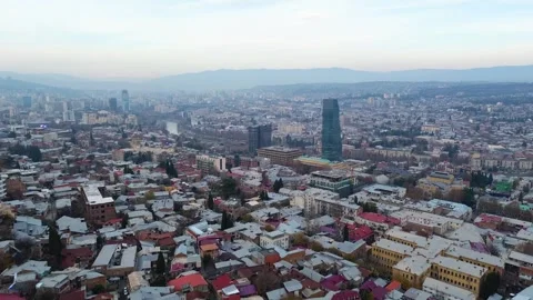Views of Tbilisi, Georgia Stock Footage 324593756