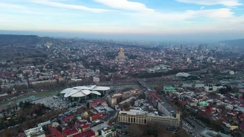 Views of Tbilisi, Georgia Stock Footage 324593822
