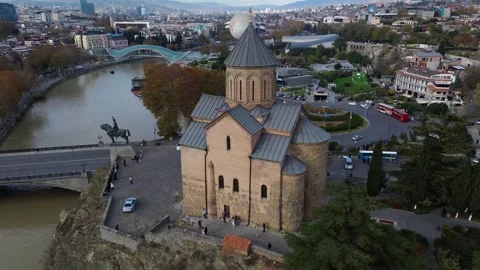 Views of Tbilisi, Georgia Stock Footage 324678637