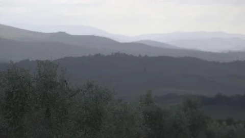 Views of the Tuscan hills Stock Footage 71839139