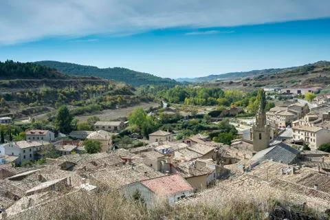 Views of Uncastillo Stock Photos