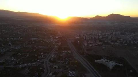 Views of villas at sunset 動画素材 292034464