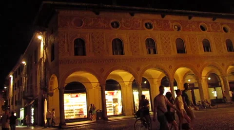 Vigevano place Stock Footage 29674491
