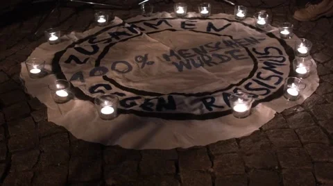 Vigil for Human Rights Stock Footage 62480361