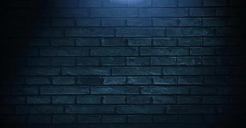 Vignette on blue wall background Stock Illustration