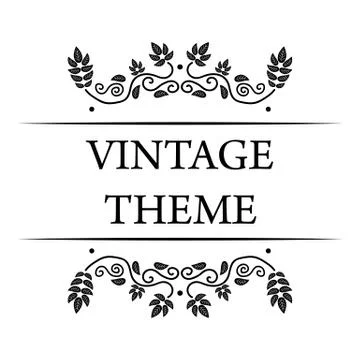 Vignette frames set Stock Illustration