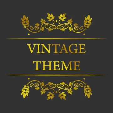 Vignette frames set Stock Illustration