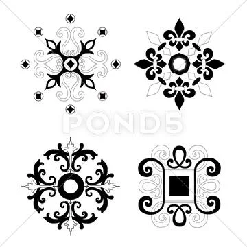 Vignettes Stock Illustration