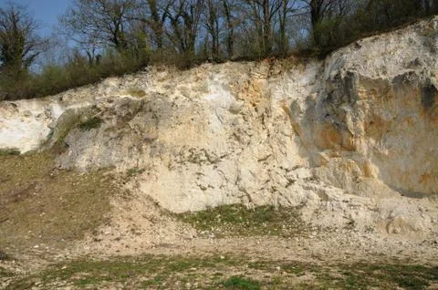 The Vigny Quarry in Val d Oise Stock Photos