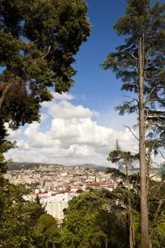 Vigo from the Castro. Stock Photos