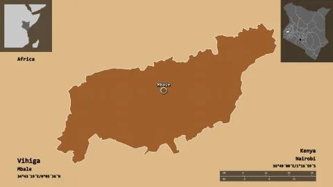 Vihiga, county of Kenya. Previews. Pattern Stock Illustration