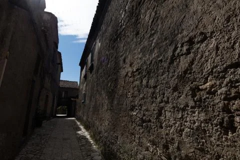 Viiew of Caserta Vecchia Foto stock