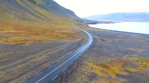 VIK, ICELAND - MAY 05, 2018. Jeep Renegade Unlimited four wheel drive Stock Footage 119992256