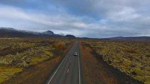 VIK, ICELAND - MAY 05, 2018. Jeep Renegade Unlimited four wheel drive Stock Footage 119993202