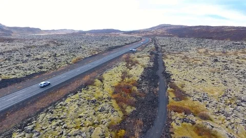 VIK, ICELAND - MAY 05, 2018. Jeep Renegade Unlimited four wheel drive Stock Footage 119993421