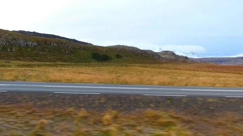 VIK, ICELAND - MAY 05, 2018. Jeep Renegade Unlimited four wheel drive Stock Footage 119994574