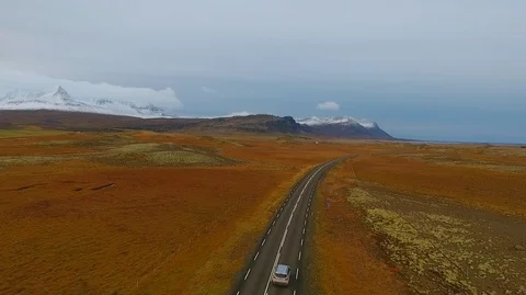 VIK, ICELAND - MAY 05, 2018. Jeep Renegade Unlimited four wheel drive Stock Footage 119994897