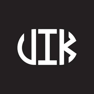 VIK letter logo design. VIK monogram initials letter logo concept. VIK letter Stock Illustration