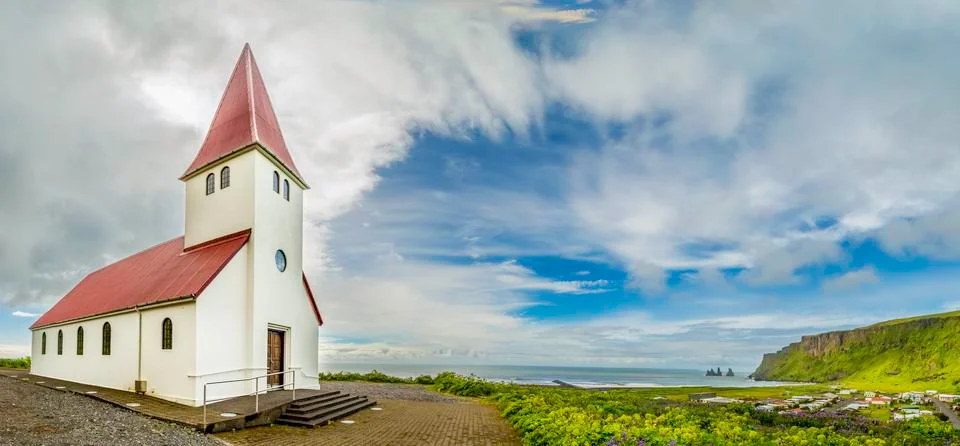 Vik panorama Stock Photos