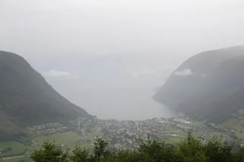 The Vikafjellsvegen Route Stock Photos