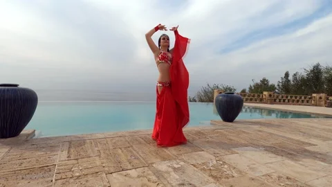 Vika's Belly Dance - 1 Stock Footage 167825031