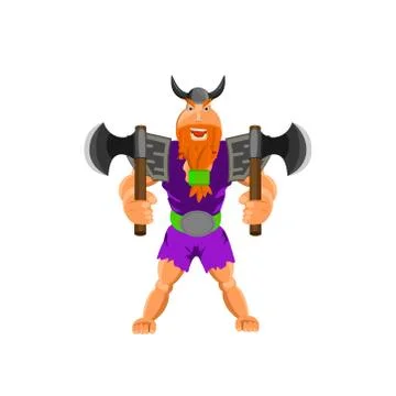 Viking character vector illustration Design Stock Illustration