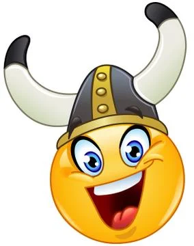Viking emoticon Stock Illustration