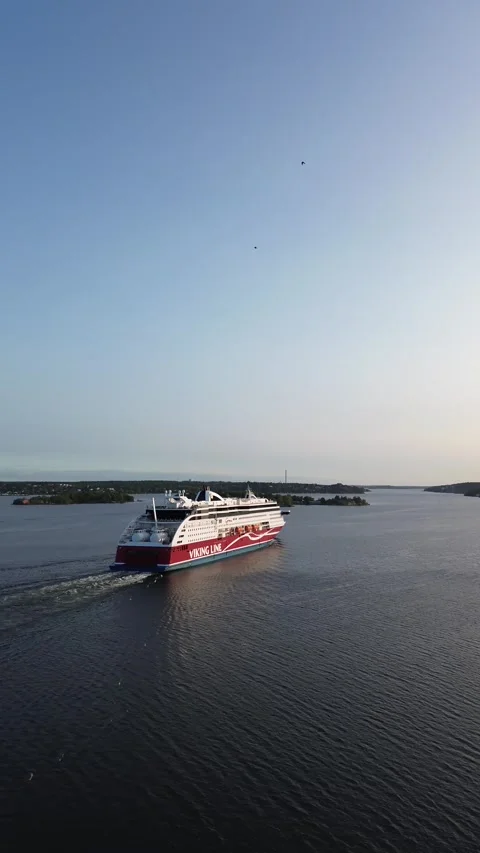 Viking Grace Vertical Video stock 252033524